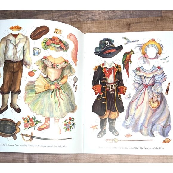 Old-Fashioned Children Paper Dolls In Full Color By Evelyn Gathings 13 Pages - Picture 4 of 7
